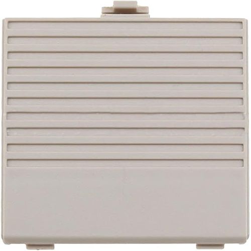 Cache pile / Couvercle / Coque arrière de remplacement compatible pour Gameboy Gris