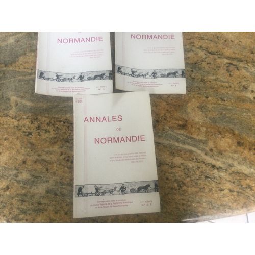Annales De Normandie 1991 Trois Numéros