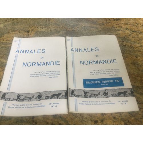 Annales De Normandie 1 988 Deux Numéros