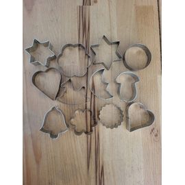 Lot 12 Emporte-Piece Déco Noël