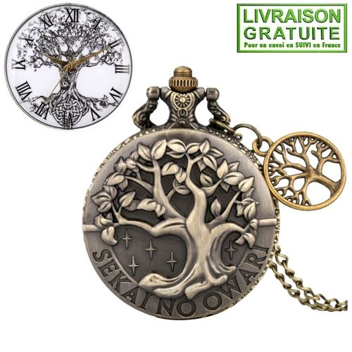 Montre Gousset Arbre De Vie