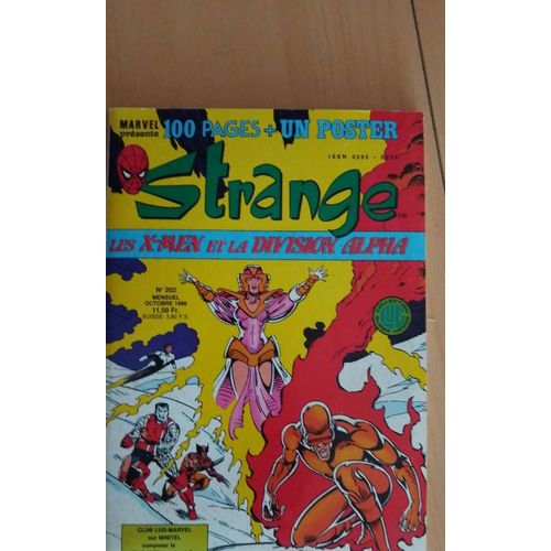 Strange N' 202/Octobre 1986/Avec Poster Attaché.