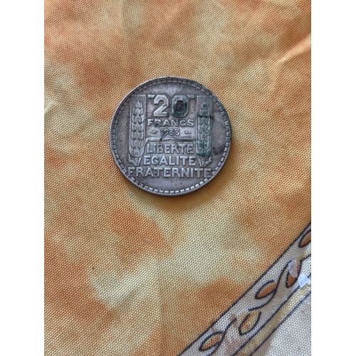 À Vendre Pièce 20 Franc Turin 1933