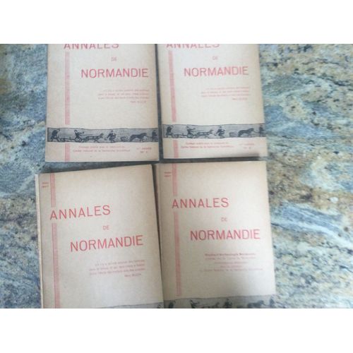 Annales De Normandie 1967 Quatre Numéros