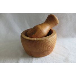 Mortier Et Pilon Bois Artisanal