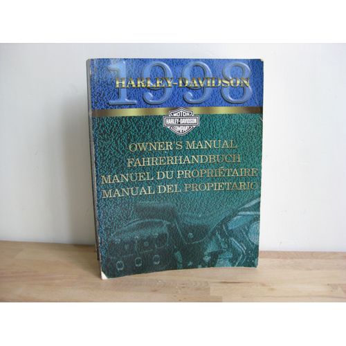 Manuel Du Propriétaire De Harley-Davidson 1998