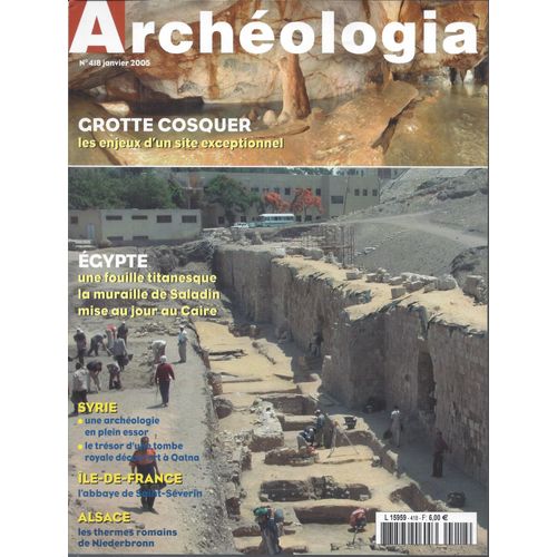 Archéologia 418 - Grotte Cosquer - Janvier 2005