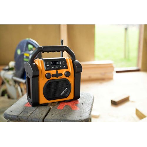 Radio et enceinte de chantier, Bluetooth, Radio FM, AUX in, 30 Watts Thomson