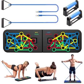 Planche Push-Up De Musculation Multifonction, Push Up Board Portable, Poignées Push-Up, Avec Bande De Résistance, Pour Le Fiteness À Domicile, Construire Des Muscles, Entraînement De Fitness