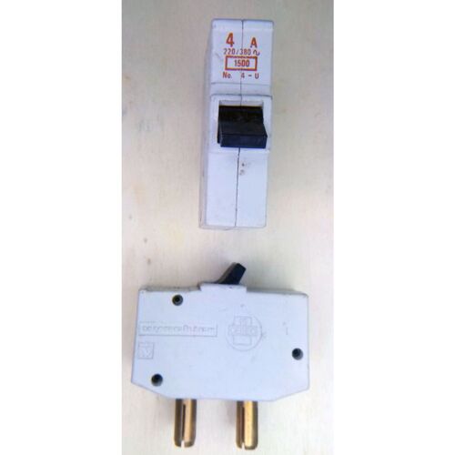 4A disjoncteur automatique fusible à broches 20mm 4A 220V à 400V CEBEC 3000