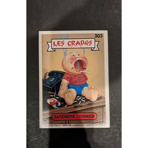 Carte Les Crados 303 Sandrine Cendrier