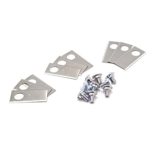 vhbw 9x lames (inox, 0.75mm) pour robots-tondeuses compatible avec Honda Miimo 310, 520, 3000, HRM 310, HRM 520, HRM 3000
