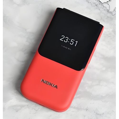 Nokia 2720 Flip (2019) 4G LTE Dual SIM 4 Go Rouge