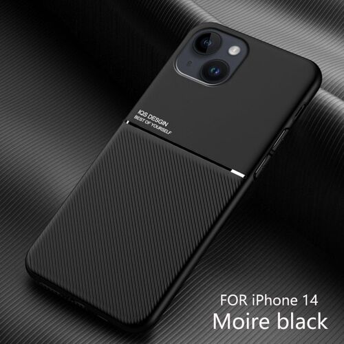 Coque pour iPhone 14,Etui iPhone 14 absorption des chocs et protection,tatouer magique,coque en silicone - Noir