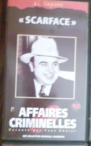 Cassette Vidéo "Affaires Criminelles" Al Capone. Marshall Cavendish 1996.