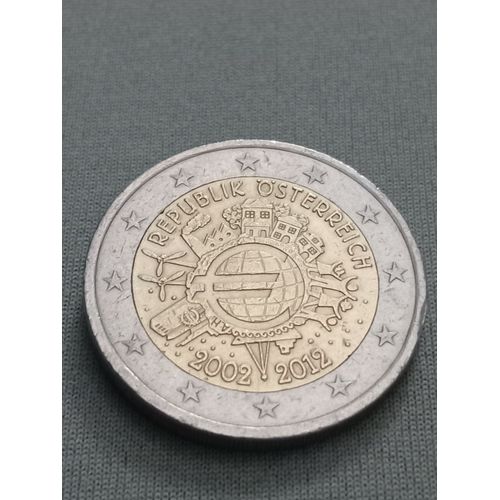 2 Euro 2012 Autriche (Commemorative 10 Ans De L Euro)
