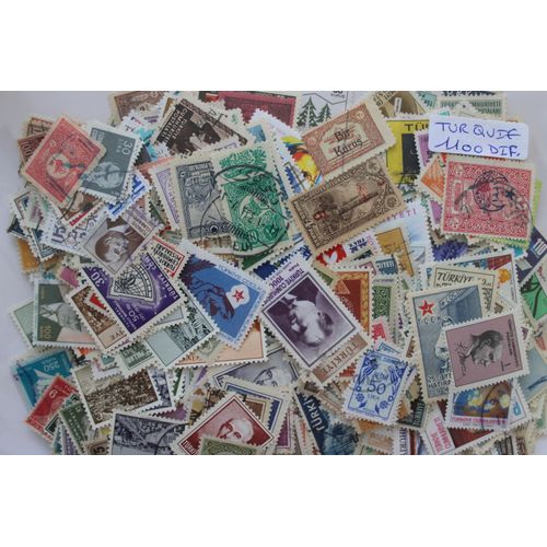 Turquie 1100 Timbres Différents