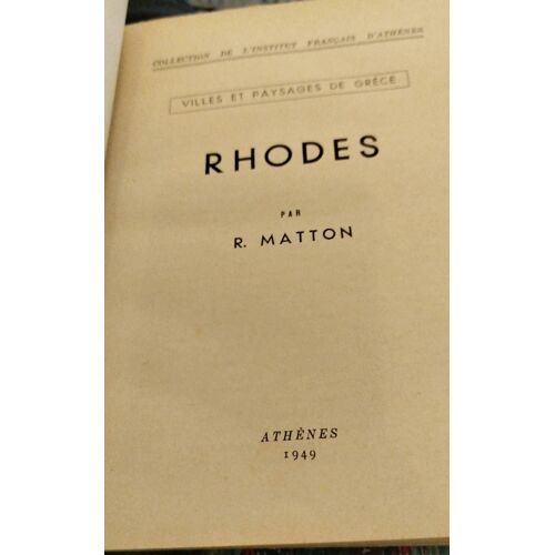 Rhodes Par R. Matton
