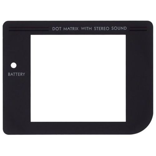 Ecran / Vitre Gris Foncé De Remplacement Compatible Pour Gameboy Gameboy Playit Loud
