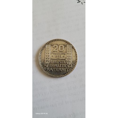 Pièce De 20 F 1933