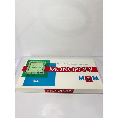 Monopoly - Miro - Licence Parker Brothers Inc. U.S.A.