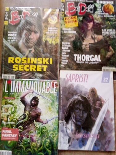 Thorgal.Lot De 4 Revues
