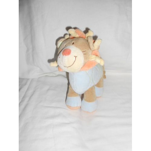 Doudou Peluche Lion Nicotoy Trés Doux Grelot Bruit De Papier Froissé Dans Les Pattes Simba Toys Jungle Kiabi Gemo Kitchoun