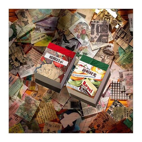 Matériel De Scrapbooking Papier, 800 Pcs Vintage Journaling Fournitures Matériel De Scrapbooking Paysage De Papier