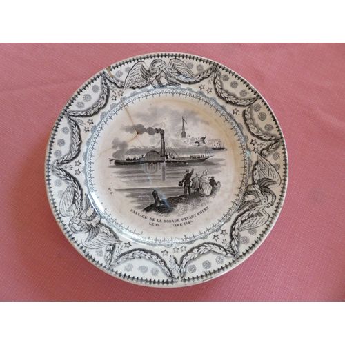 Assiette Creil Et Montereau - Vintage