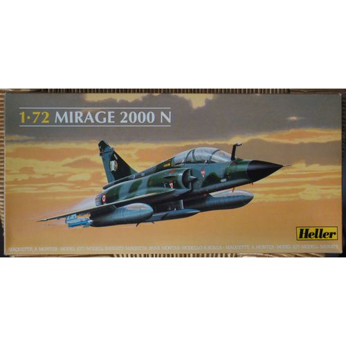 Mirage 2000 N Escadrille 2/4 Lafayette 1/72 80321 Heller Maquette Model Kit-Heller