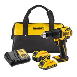 Perceuse visseuse sans fil DEWALT 18 V 4 Ah, 2 batteries DualRun DCD709MDR-QW