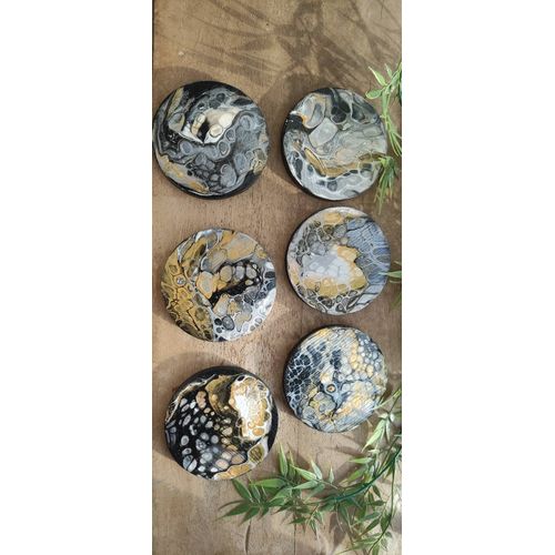 Dessous De Verres Bois Et Acrylique