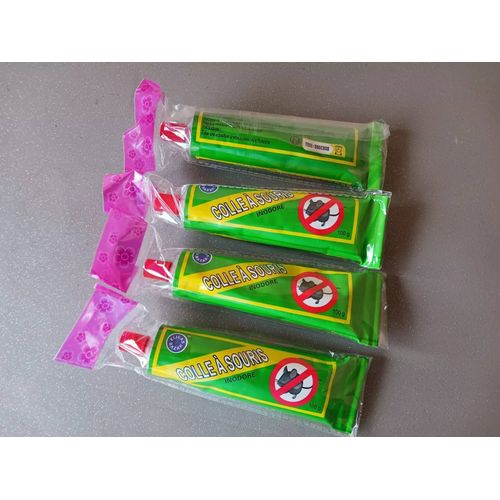 Lot De 4 / Colle Glue Anti Nuisibles Rats Souris Insectes Rampants