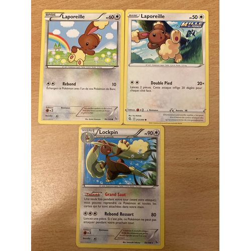 (737) 2x Laporeille + Lockpin (Pokemon) 