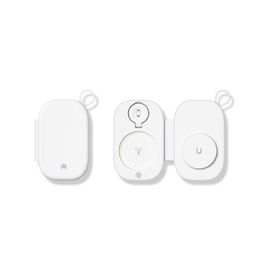 LICHIFIT - Chargeur d'alimentation Pliable sans fil - Compatible avec les montres,les téléphones portables et les écouteurs - Blanc