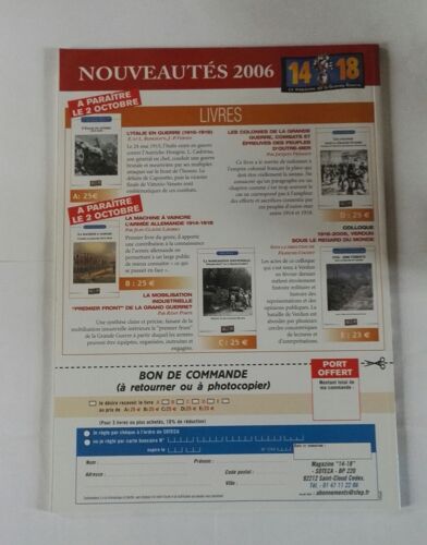 Revue 14-18 N° 34 Les Combats Du Vieil Armand Oct-Nov 2006