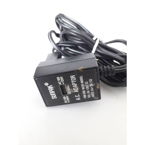SUNPAK AC ADAPTOR pour FLASHS GX-24 / 28 /33 /AUTO 24 / 28 /33