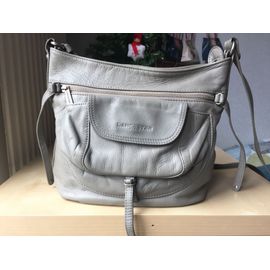 Sac bandoulière Lancaster Soft Vintage gris