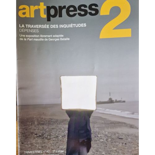 Artpress2 Trimestriel N°42 2eme Cahier 2016 La Traversee Des Inquietudes, Dépenses