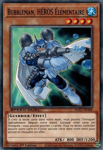 Yu Gi Oh Sgx1 Fra08 Bubbleman Héros Élémentaire