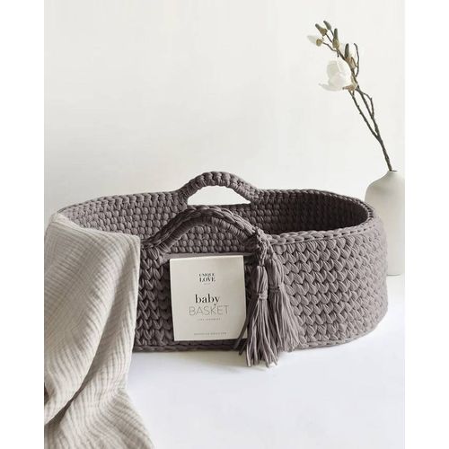 Couffin Moïse En Coton Avec Matelas - Cozy Graphite