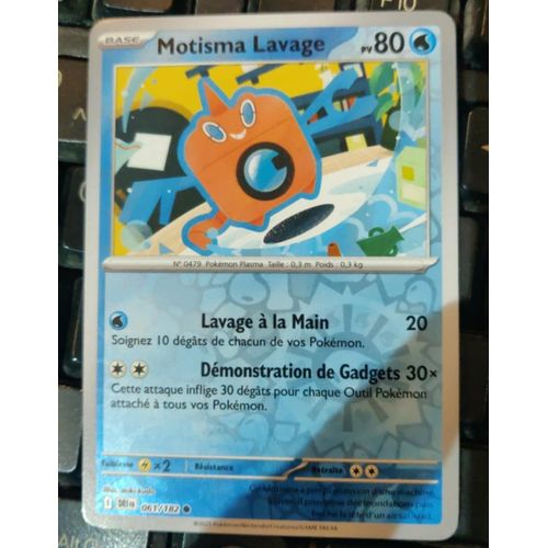 Pokémon Motisma Lavage 061 / 182 -Reverse Ev10 Rivalités Destinées
