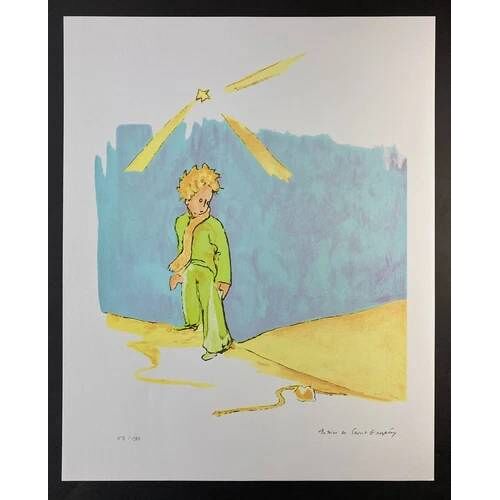 Antoine De Saint Exupéry Le Petit Prince Lithographie