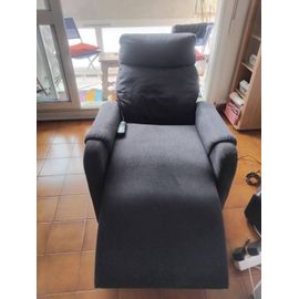 Fauteuil Relaxation Releveur 2 Moteurs-Poids Maximum 120 Kg,Châssis En Hêtre Massif-Couleur Mine Antrhracite -Acheté 1598,85 Euros, Jamais Servi.Facture Disponible