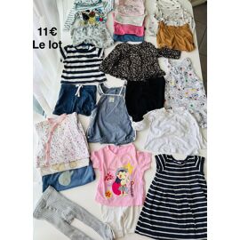 Lot De 10 Vêtements Bébé Fille Taille 3-6 Mois - Occasion Très Bon état, Idéal Pour Faire Le Plein