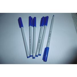 Feutre A Bille Corps Gris Bille Métal Fine Reynolds 033 Bleu Lot De 6