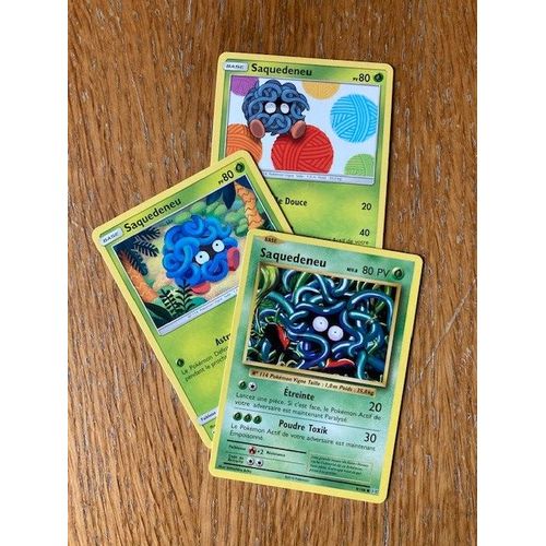(2296) 3x Saquedeneu (Pokemon)