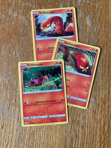 (2321) 3x Grillepattes (Pokemon)