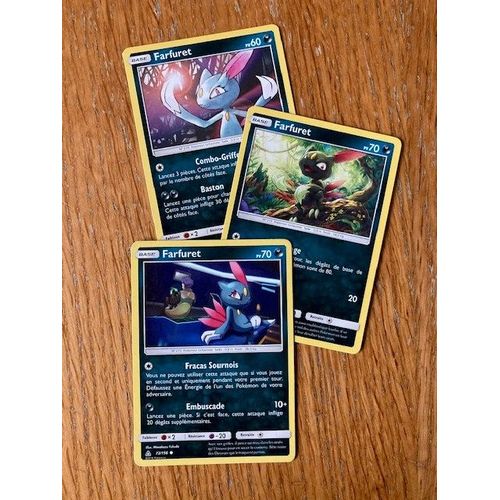 (1930) 3x Farfuret (Pokemon)