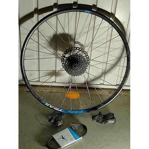 Lot Jante+Derailleur X3+Manette Sram Nx+ Gaine
